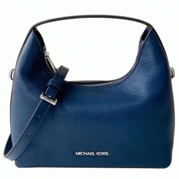 Michael Kors Ember Small Messenger Crossbody Bag - Navy. NWT - Picture 1 of 4